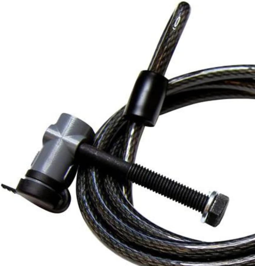 Saris Bicycle Rack dodatak, kabel za zaključavanje bicikla i kombinezon za pričvršćivanje, crno, jedne veličine