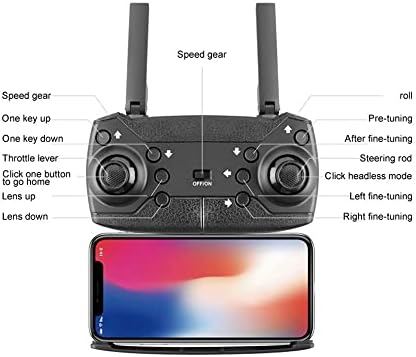 Stseeace drone s 4K HD kamerom FPV Video uživo za odrasle i djecu, Quadcopter s nošenom torbom, visine, let putanje i 3D okret, jednostavan