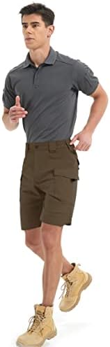 Muške taktičke kratke hlače od 8,5 inča fleksibilne rastezljive vodootporne teretne planinarske kratke hlače prozračne radne kratke