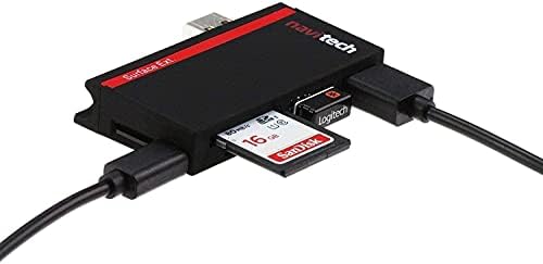 Laptop / tablet Navitech 2 u 1 USB 3.0 / 2.0 HUB-adapter / ulaz Micro USB čitač kartica SD / Micro SD kartica je Kompatibilan sa ASUS