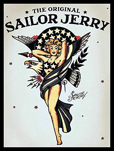 _ Originalni mornar Jerrie plaketa Retro otisnuti metalni znak Vintage znak limeni metalni znak 8.12 inča