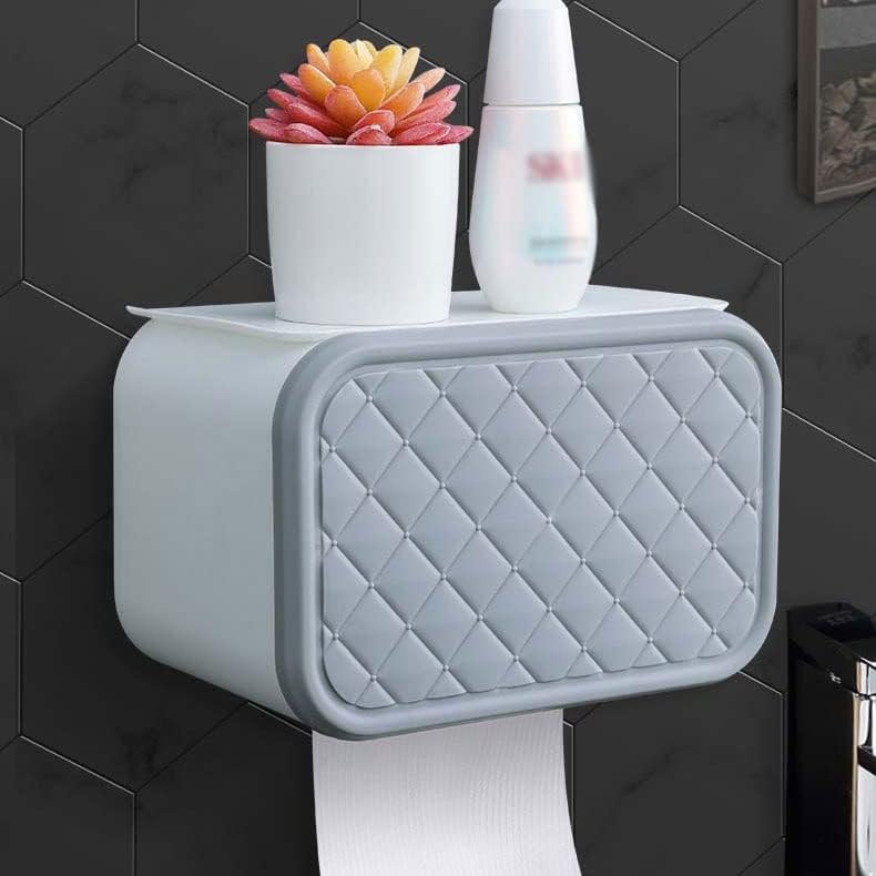 WYKDD multifunkcionalni držač toaletnog papira vodootporni toaletni tkivo za skladištenje zid ugradnje kupaonice za kupaonicu
