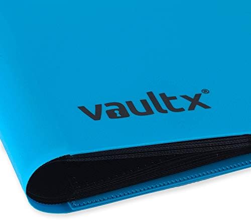 Vault X Binder - 4 Pocket Trading Card Mapa - 160 bočno utovar za utovar za TCG