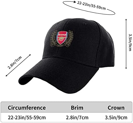 Arsenal F.C. Hat odrasli unisex klasični podesivi sendvič bejzbol kape za kape za muškarce i žene