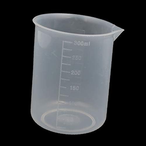 X-DREE 2PCS 250ML laboratorijska plastična spremnika za mjerenje čaše za čašu Clear Clear (2pcs 250ML laboratorio Plástico cosa primatelj