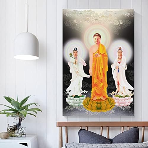Budistička umjetnost, vjerska uvjerenja, budistički plakati Buddha, Zen, Buddha, Guanyin, vjerovanje religija budd zidne umjetničke