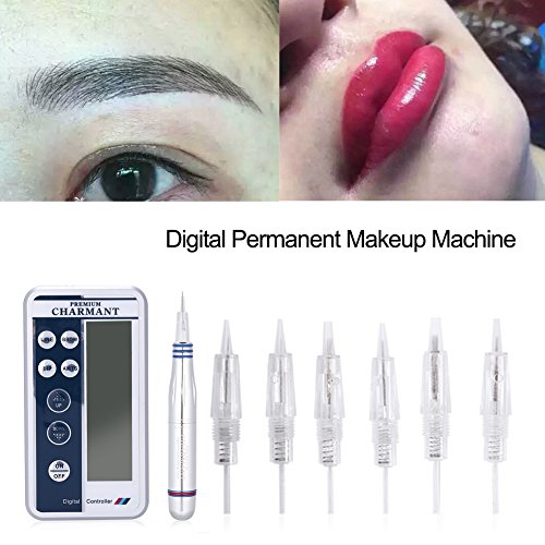 Digitalni stroj za trajnu šminku, Stroj za tetoviranje šminke, linija + obrve + usne + električni stroj za šminkanje s 4 načina, može