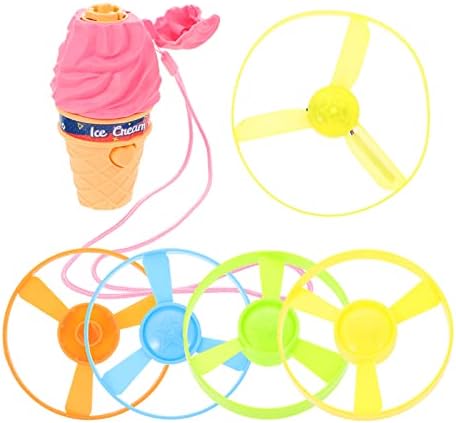 Svijetleća igračka vretenca slatki sladoled za trljanje ruku rotirajući propeler leteći disk igračke vijugavi leteći tanjuri ljetni