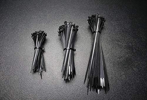 1500 PK 4 6 8 inčni Zip kravate 500 Svaki najlon crna 18/40 lbs UV žičani kabel