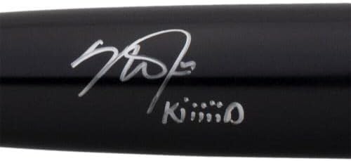 Mike Trout potpisao je baseball baseball palica starog igrača Hickoryja The Kiiiiid MLB holo - Autografirani MLB šišmiši