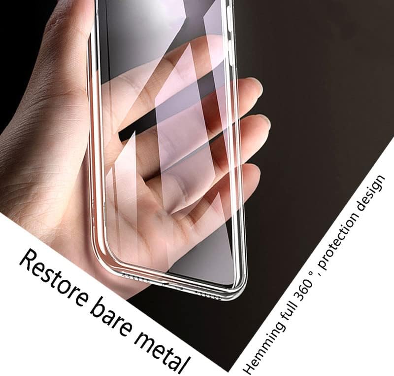 Torbica za telefon HGJTF za Doogee S41 Pro Case s 3-umnožak zaštitnim slojem od kaljenog stakla, tanka mekana TPU [šok-dokaz X ne желтеющий]