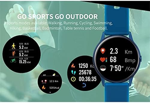 SDFGH Smart Watch Men Sports Passometer narukvica IPS otkucaj srca Krvni tlak kisik IP68 Vodootporni pametni sat