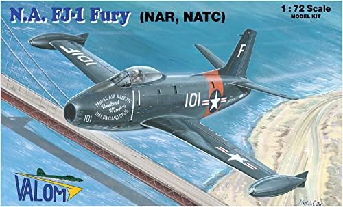 Barom CV72104 1/72 američka mornarica Sjevernoamerička FJ-1 Fury brodski borbeni zrakoplov Airplane Eksperiment Zrakoplovne snage plastični