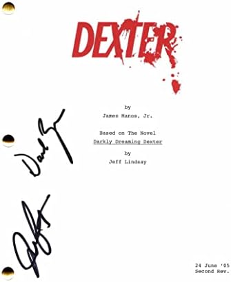 Jennifer Carpenter i David Zayas potpisali su autogram Dexter Full Pilot Script - Costarging Michael C Hall