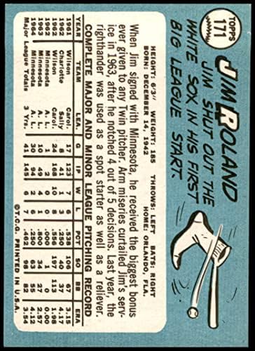 1965. Topps 171 Jim Roland Minnesota Twins nm blizanci