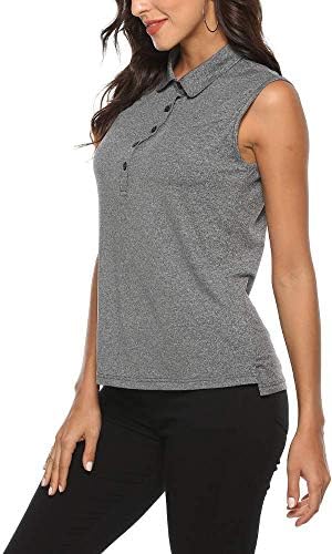 Airike Golf Polo majice za žene bez rukava Ljetni sportski atletski moderna radna odjeća-Quick suhi ženski tenk vrhovi
