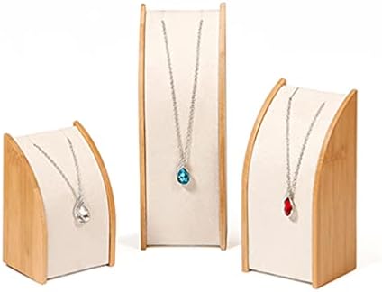 O. bambusova ogrlica izložbeni stalak stalak za pohranu viseći zaslon organizator nakita prikaz za pohranu nakita