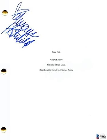 Hailee Steinfeld potpisala je Autogram True Grit Full Film Script - prekrasan potpuni potpis ovjereno od strane Becketta, Enderove