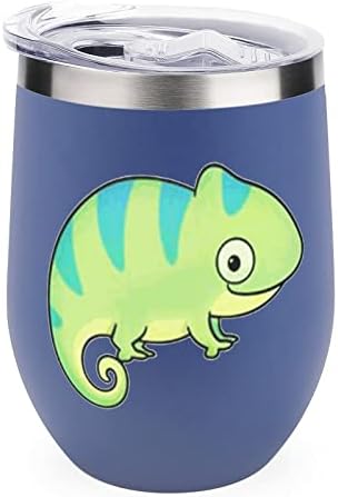Baby Chameleon Tumbler Cup Vakuum izolirana šalica šalica za kavu od nehrđajućeg čelika boca za kavu s poklopcem 12 oz s poklopcem