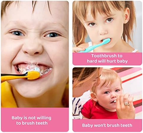 Dječja pjenaska pasta za zube s četkicom za zube u obliku U-oblika, mousse pjena za izbjeljivanje zuba, bez fluorida, oralno čišćenje