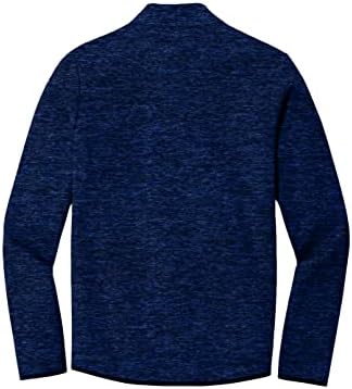 WIHION muški kvartalni zip dukserice dugih rukava s džepovima sportski vrhovi na otvorenom pulover