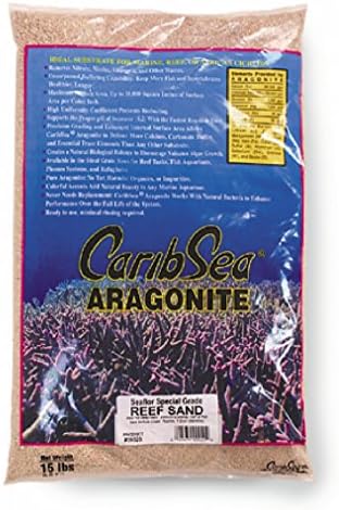 Carib Sea ACS00020 Aragonitni grebenski pijesak za akvarij, 15 kilograma
