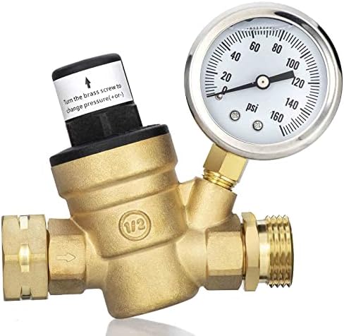 SICOINCE RV regulator tlaka vode s mjeračem podesivim za RV ventil za smanjenje tlaka kampanja