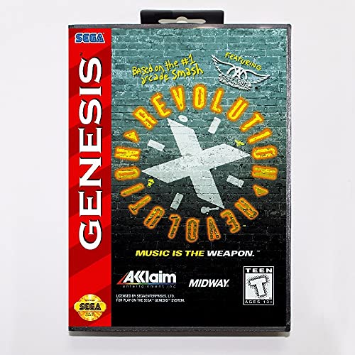 Samrad The Revolution X Game Cartridge 16 -bitna MD igračka kartica s maloprodajnom kutijom za Sega Mega Drive for Genesis