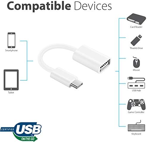 OTG USB-C 3.0 adapter kompatibilan s vašim LG 17Z90P-K.Adb9u1 za brze, provjerene funkcije za više upotrebe kao što su tipkovnica,