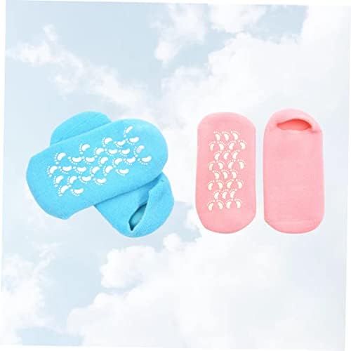 2 para čarapa za čamce spa čarape čarape za njegu stopala hidratantni gel vruće proljetne čarape gel za stopala sok za stopala zaštitne