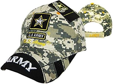 Logotip američke vojske na bejzbolskoj kapi maskirni akrilni bejzbol licencirani vezeni šešir