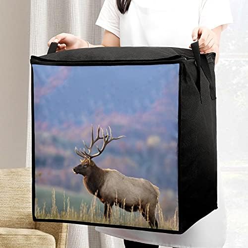 Colorado Elk Velika prekrivača Organizator torbe za zaštitu zatvarača na vrhu za jastuk za jastuk