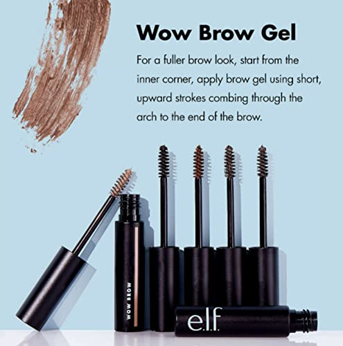 e.l.f. Cosmetics Gel za obrve E. l.f. wow, formula sa dodatkom vlakana, neutralno smeđa, 0,12 grama, Neutralno smeđa, 0,123 oz