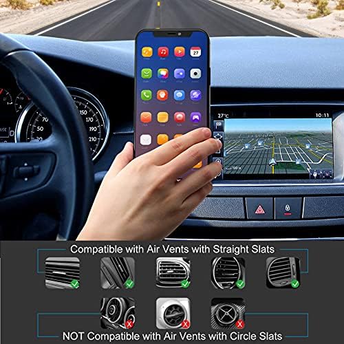 Super jak Magnet Držač telefona za automobil s ventilacijskim otvorom kompatibilan je sa svim pametnim telefonima i tabletima