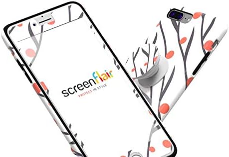 ScreenFlair Black White Leopard - Slučaj dizajnera za životinje za iPhone 11 Pro | Lagana | Dvostruki sloj | Drop Test Certified |