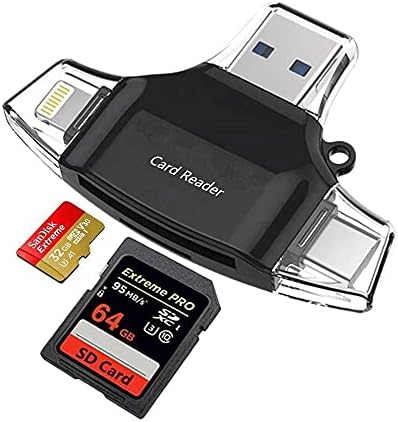 Smart-gadget BoxWave, kompatibilan sa Razer Blade 17 - čitač SD kartica AllReader, čitač microSD kartica SD, Compact USB za Razer Blade
